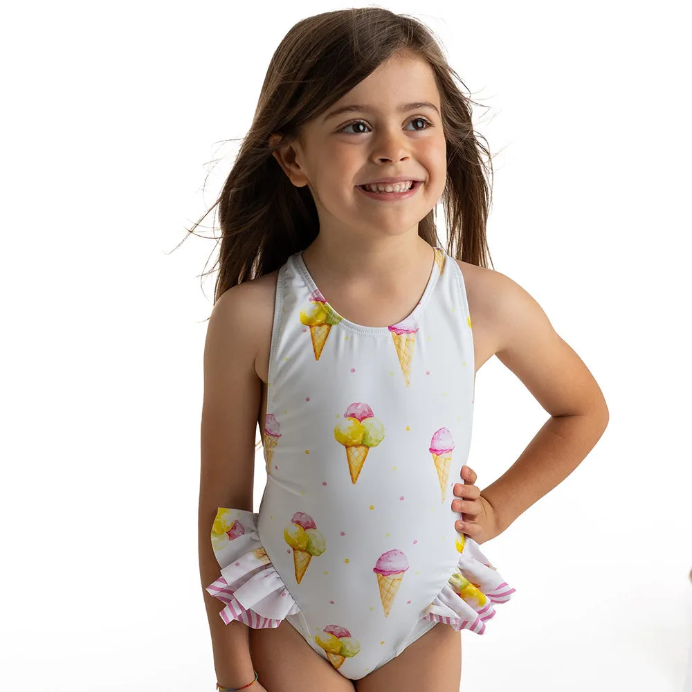 Acapulco One-Piece Swimsuit with Ice Cream