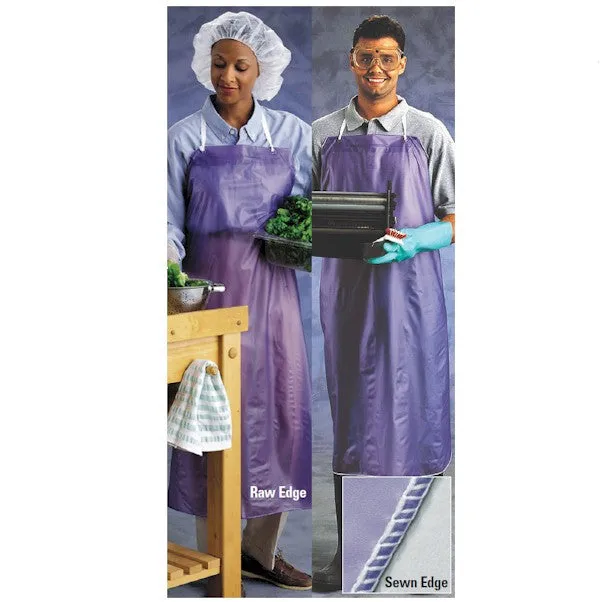 Ansell 56-001 Vinyl Sewn Edge 8 Mil Apron - 33" x 44"