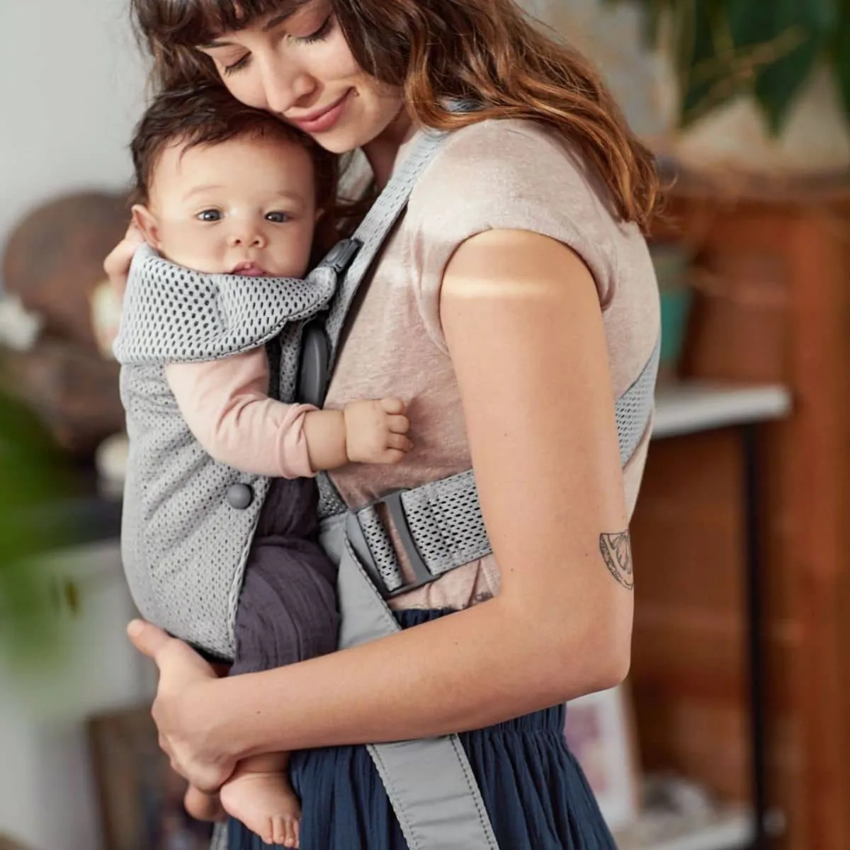 BabyBjorn Baby Carrier Mini - Grey 3D Mesh