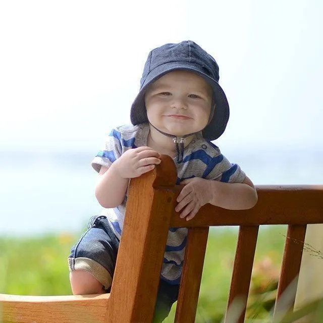 Bedhead Baby Bucket Hat - Denim UPF50 