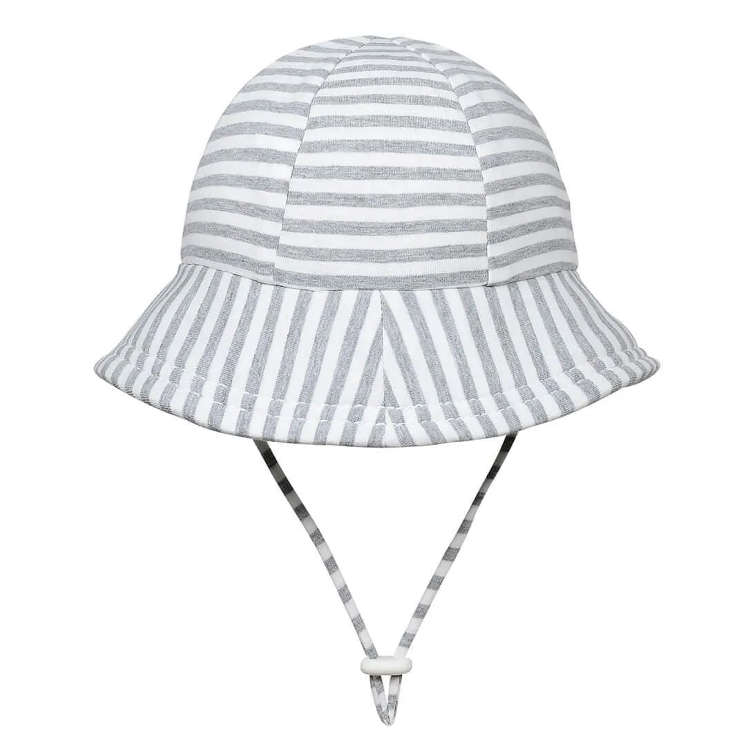 Bedhead Toddler Bucket Sun Hat Grey Stripe