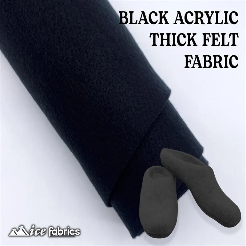 Black Felt Fabric Acrylic Felt Fabric