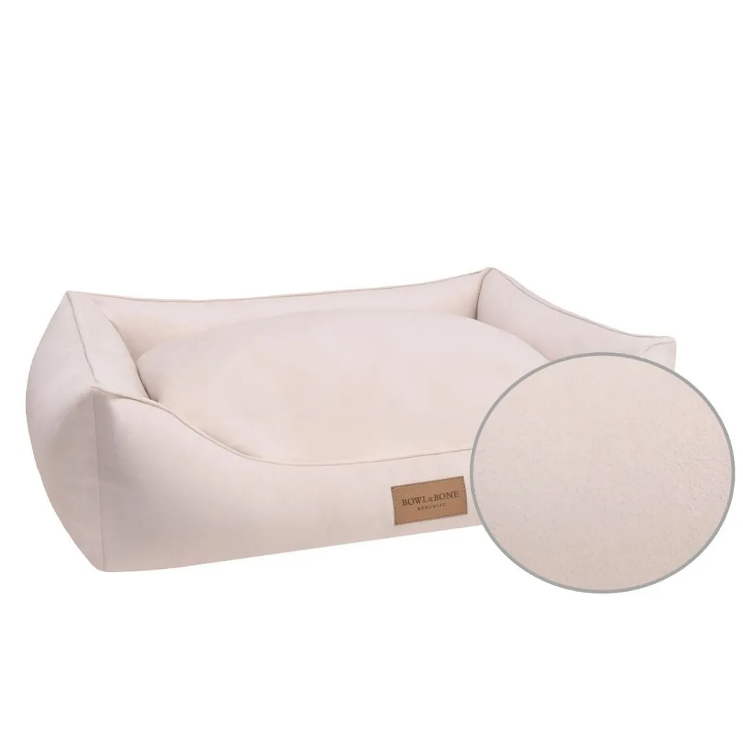 Bowl and Bone Classic Dog Bed Cream