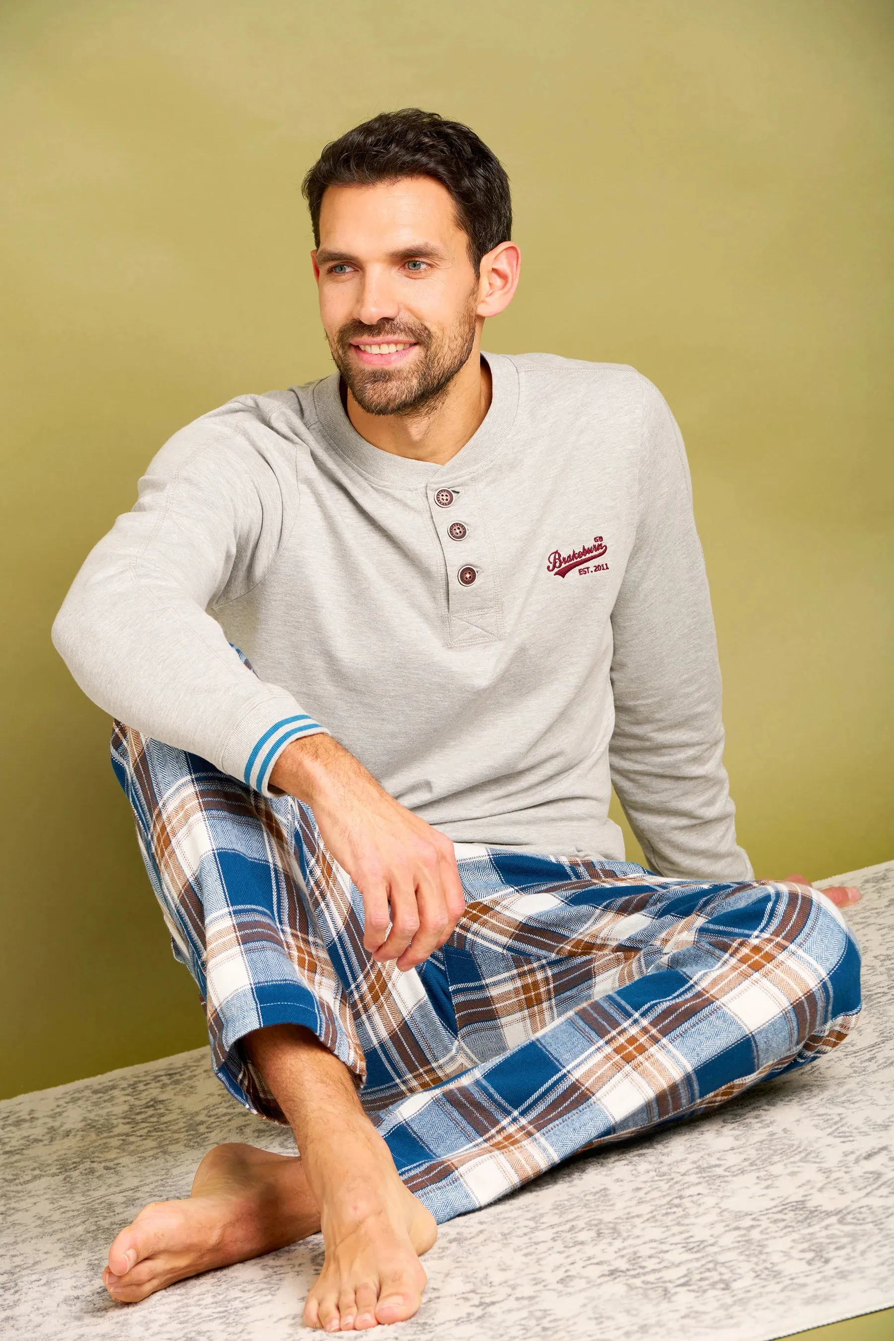 Brakeburn 32 Winter Check Pajama Bottoms