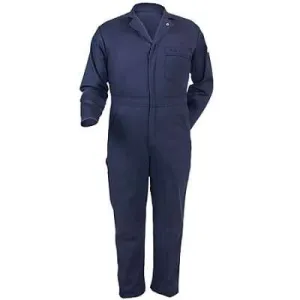 Bulwark CEC2NV Excel FR Flame-Resistant 9 oz Coverall - Navy Blue