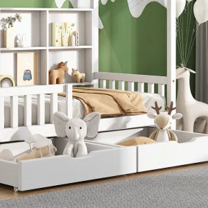 Children's Bed with Multipurpose Storage