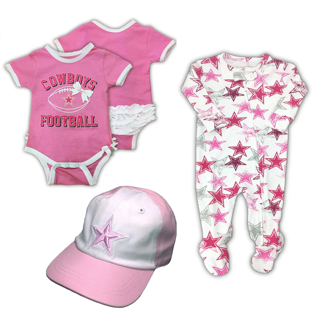 Cowboys Baby Girl Gift Set (6-9 Months)