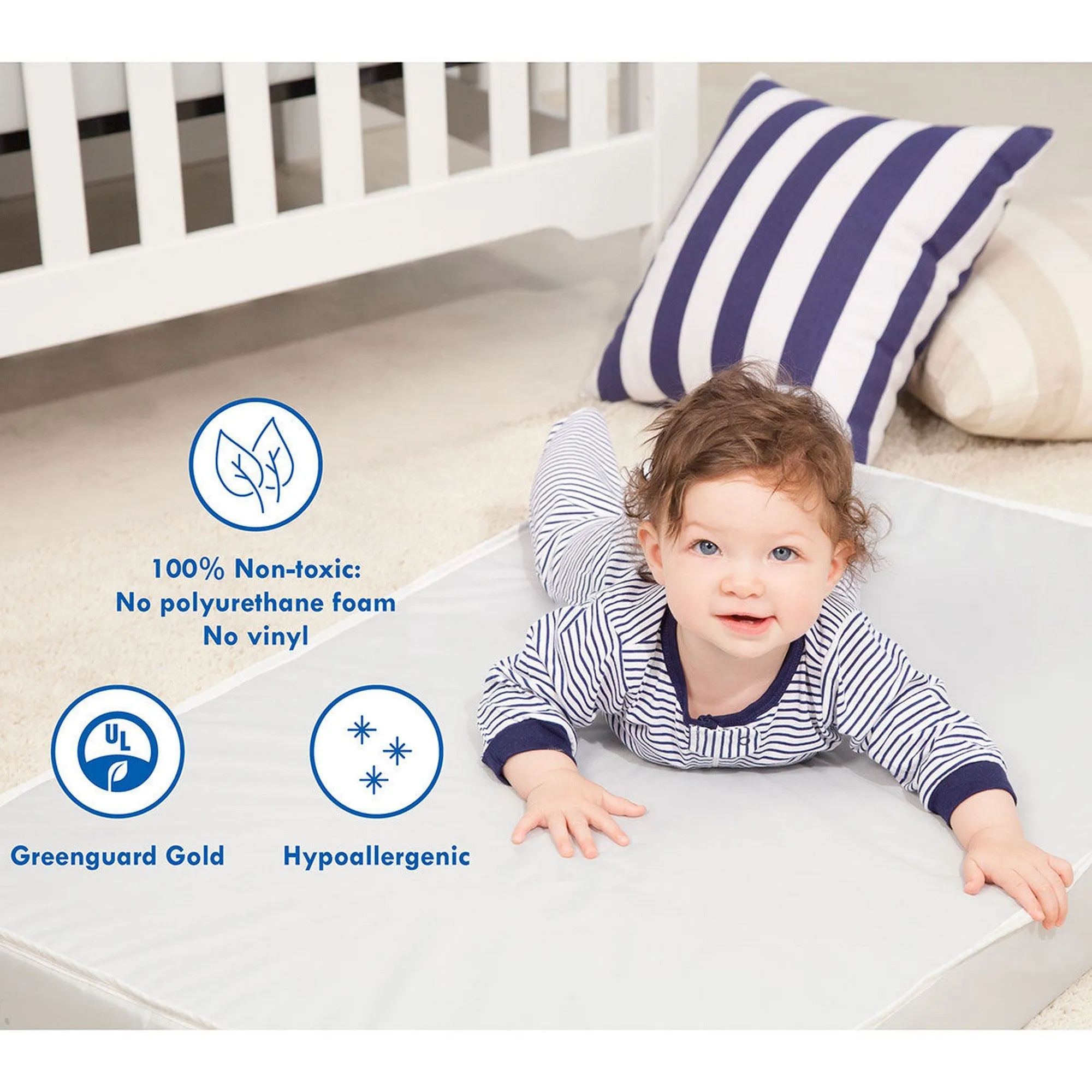 DAVINCI Deluxe Coil Dual-Sided Crib & Toddler Mattress