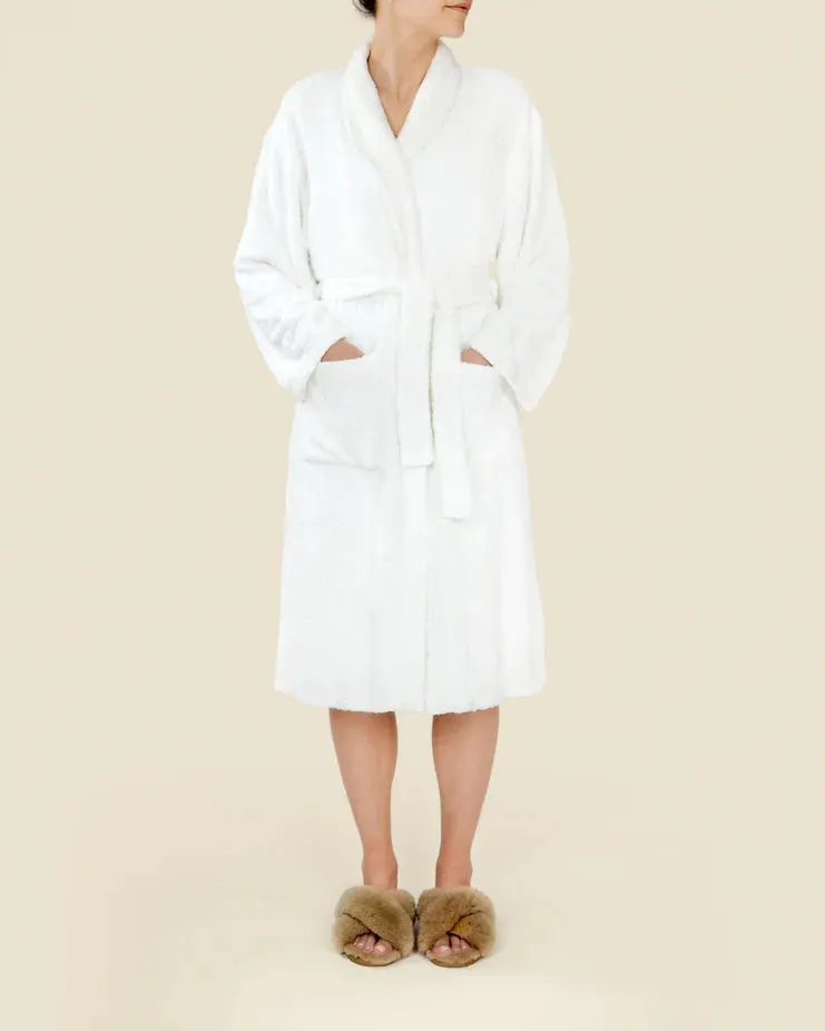 DOG Mum Robe in White