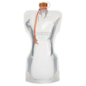 Evernew Water Carry 1500ml Flexible Water Carrier / Bottle w/Attached Cap & Cord