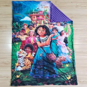 Fashion Baby Blankets Cartoon Print Boutique Girls Blankets Soft High Quality Blankets 29*43 inches BL0013