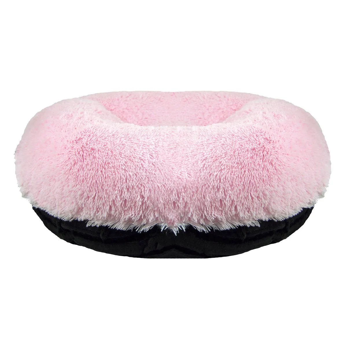 Faux Fur Custom Bagel Dog Bed