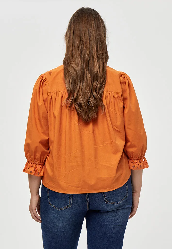 Francina Shirt Curve - Peach Caramel