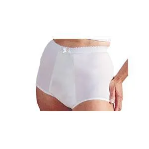 Health Dri Fancies Heavy Nylon Panty Size 10, White 34" - 36"