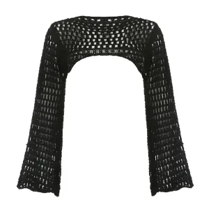 Ivyshape | Chic Crochet Crop Top for Women