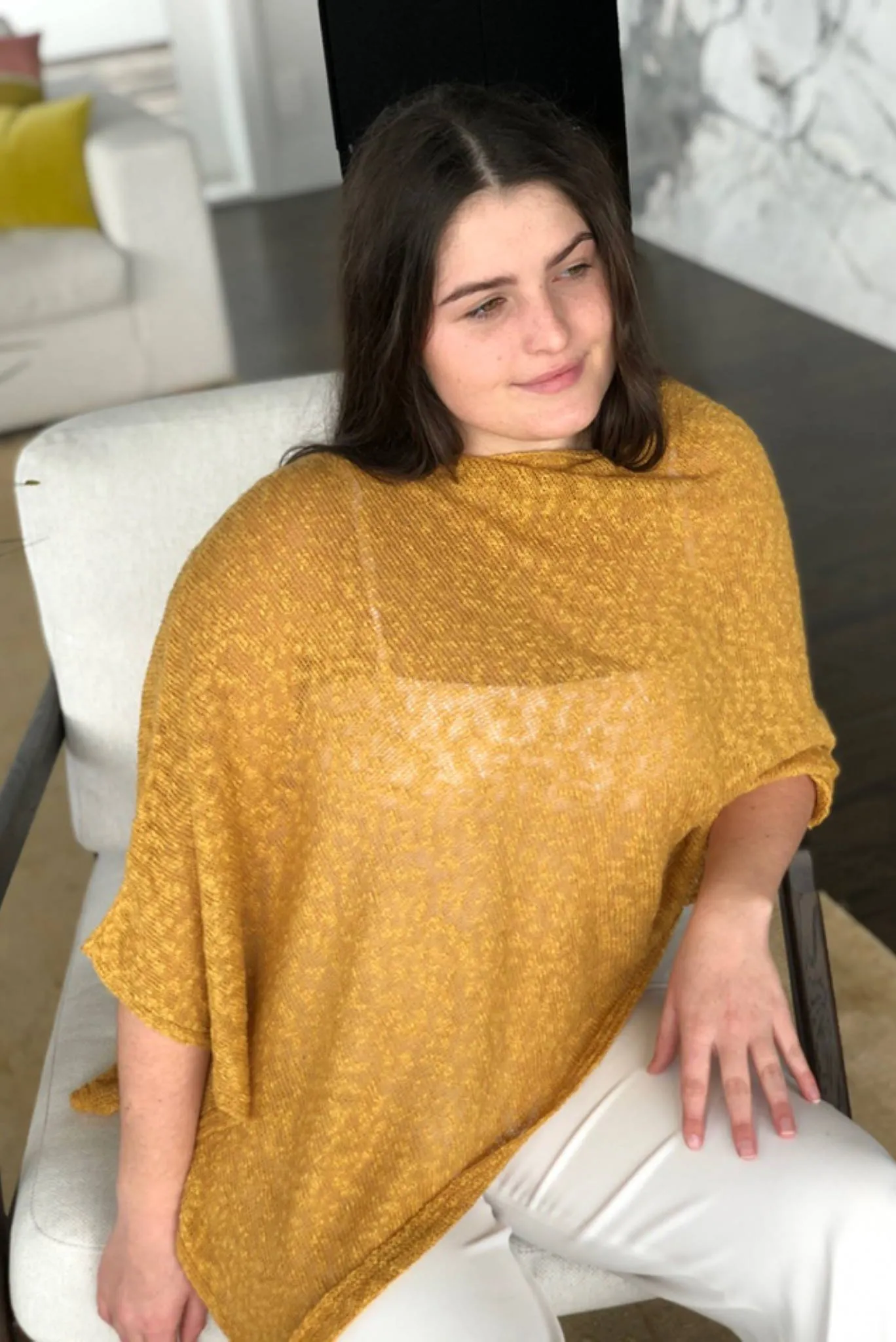 Lothlorian Cotton Linen Poncho