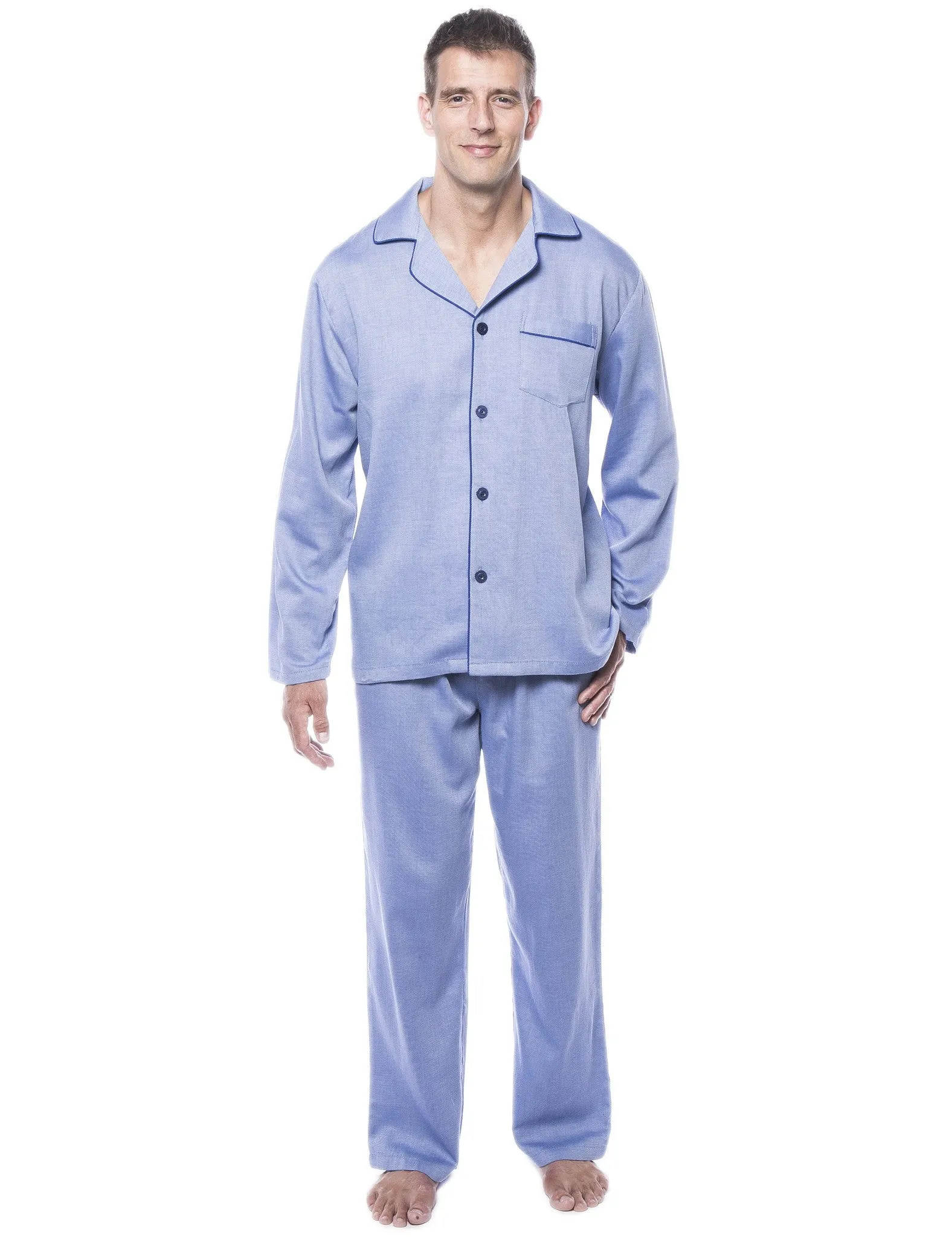 Men's 100% Woven Cotton Pajama Sleepwear Set