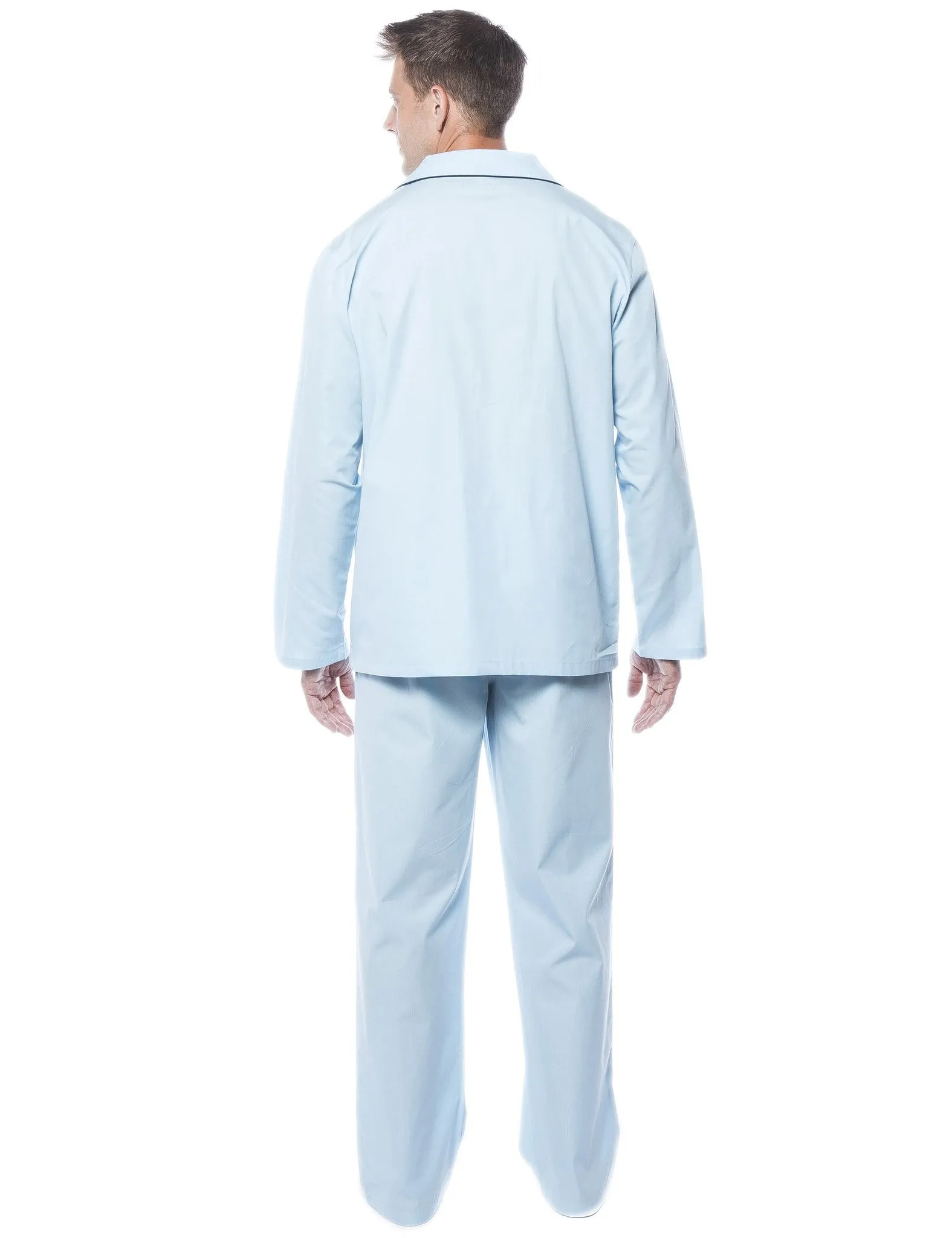 Men's 100% Woven Cotton Pajama Sleepwear Set