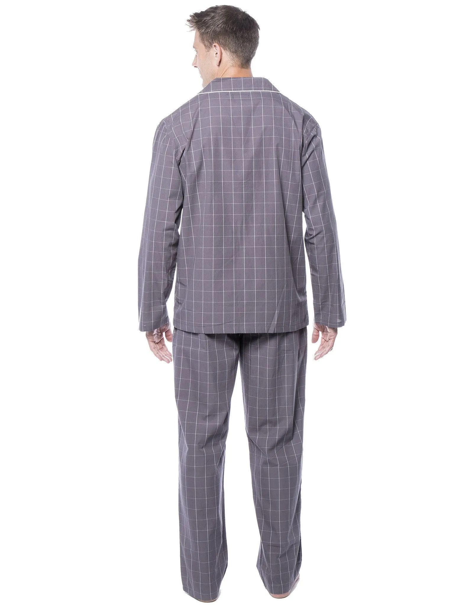 Men's 100% Woven Cotton Pajama Sleepwear Set