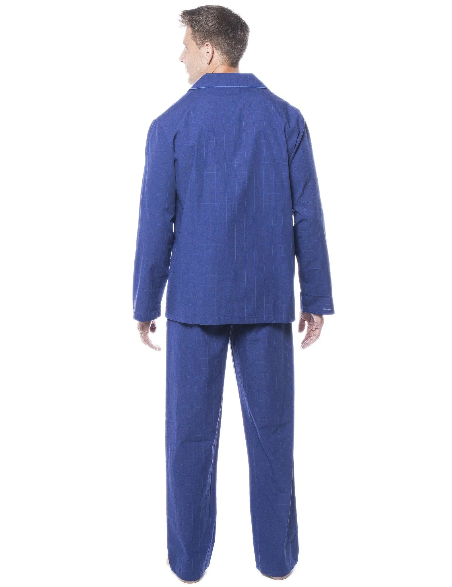 Men's 100% Woven Cotton Pajama Sleepwear Set