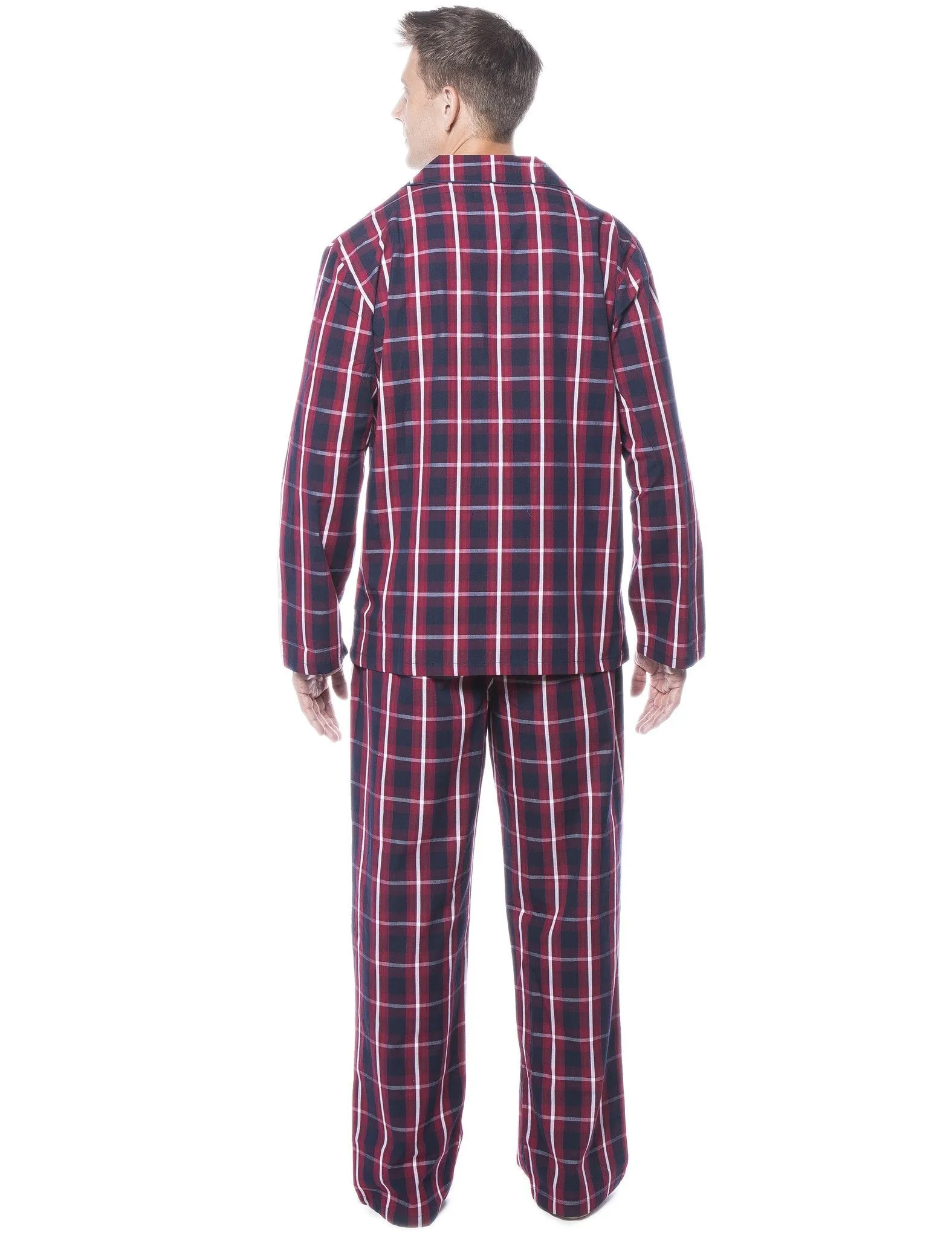 Men's 100% Woven Cotton Pajama Sleepwear Set