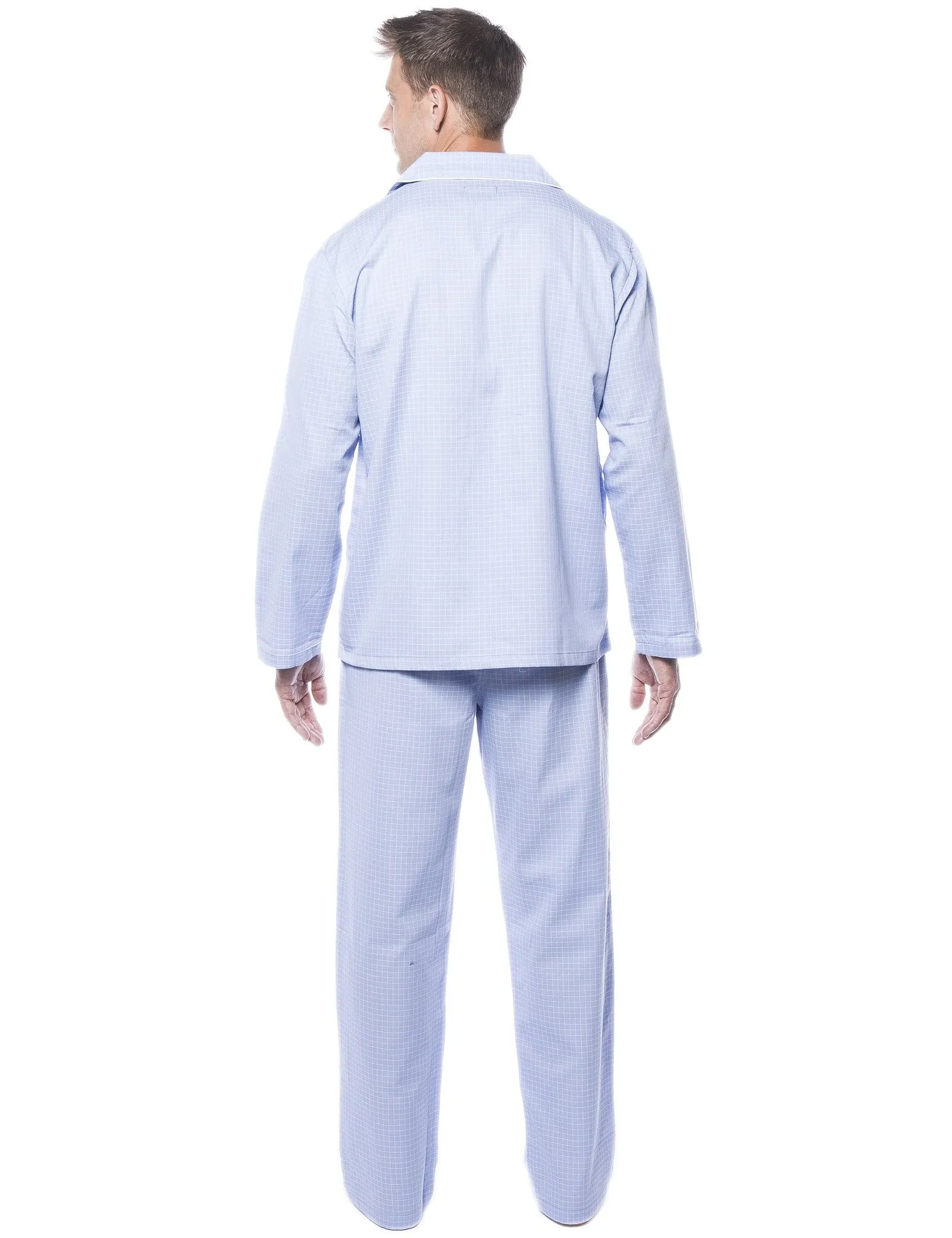 Men's 100% Woven Cotton Pajama Sleepwear Set