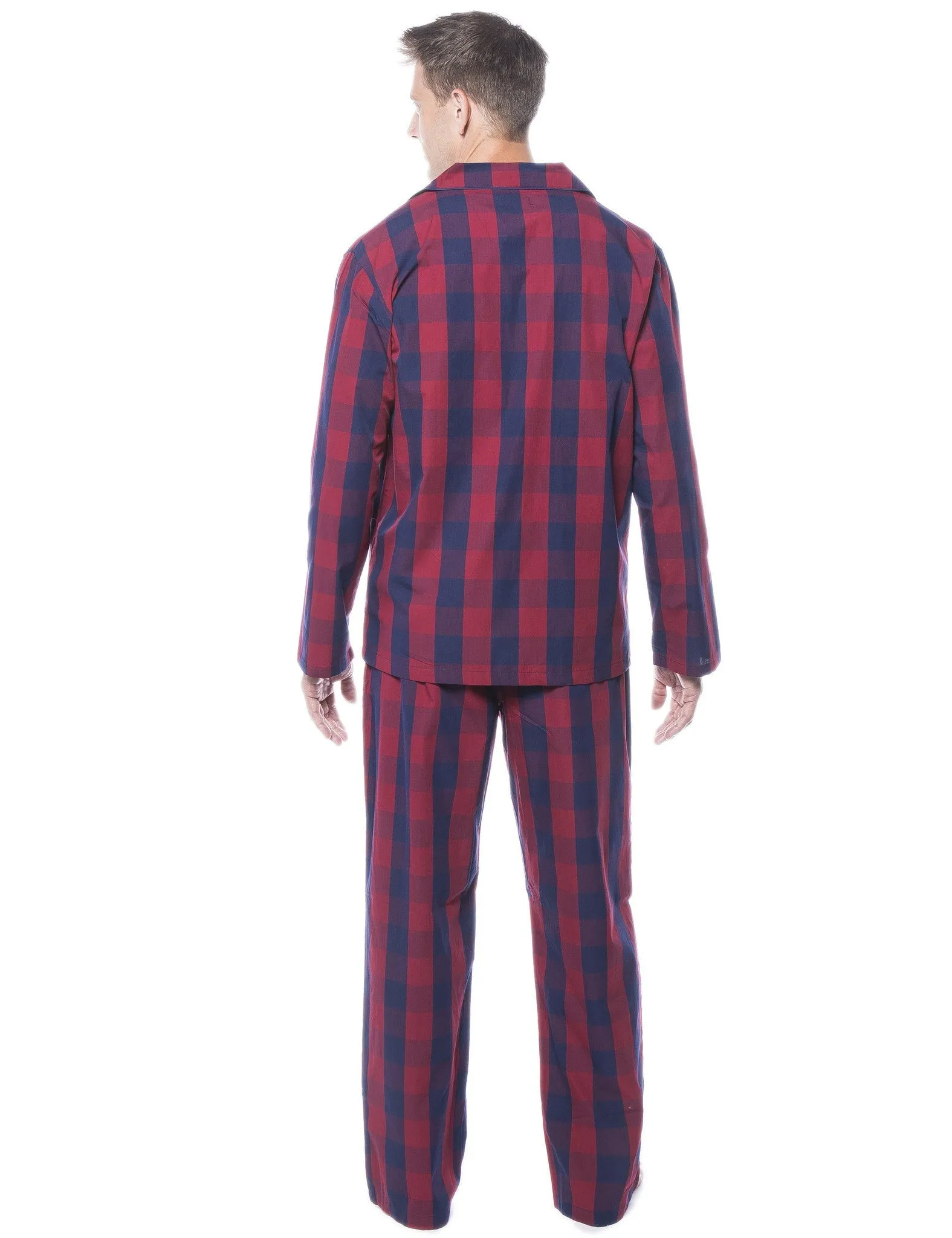 Men's 100% Woven Cotton Pajama Sleepwear Set