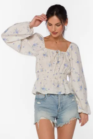 Mitzi Vintage Floral Top