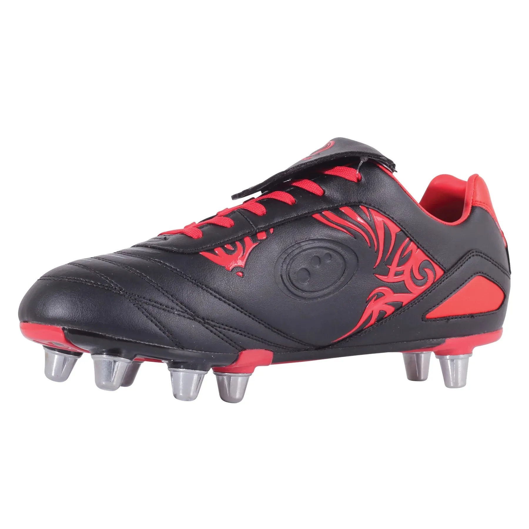 Optimum Razor Rugby Boot - Black/Red