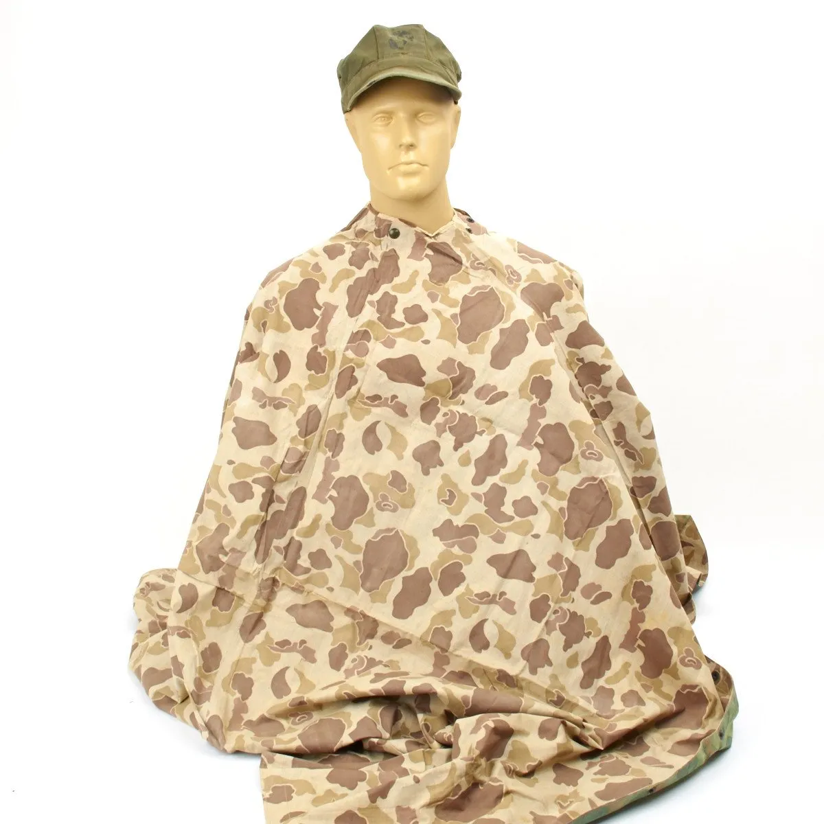 Original U.S. WWII Marine Corps Poncho- USMC