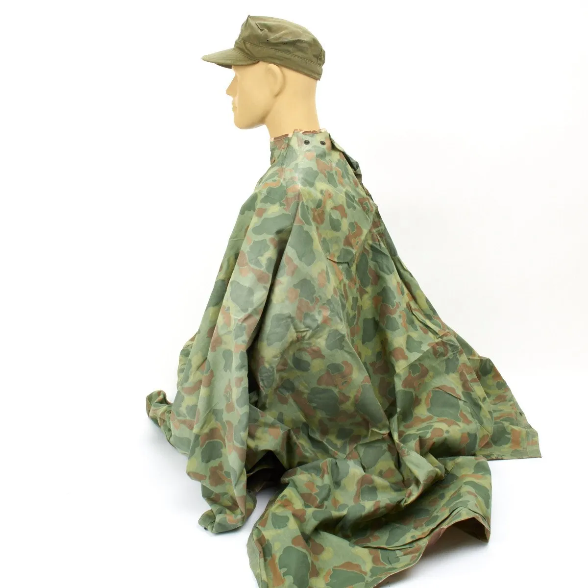 Original U.S. WWII Marine Corps Poncho- USMC