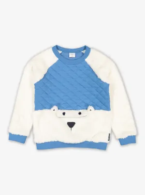 Polar Bear Pocket Fleece Sweatshirt