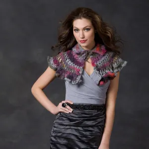 Red Heart Crochet Renaissance Capelet