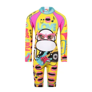 Scimia Music Girls Long Sleeve Sunsuit