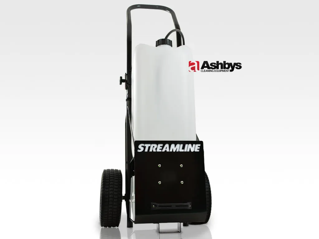 Streamline Streamflo SF-TR25L-072-UK Pure Water Window Cleaning Trolley complete with Water-fed Pole - ASHBYS SPEC