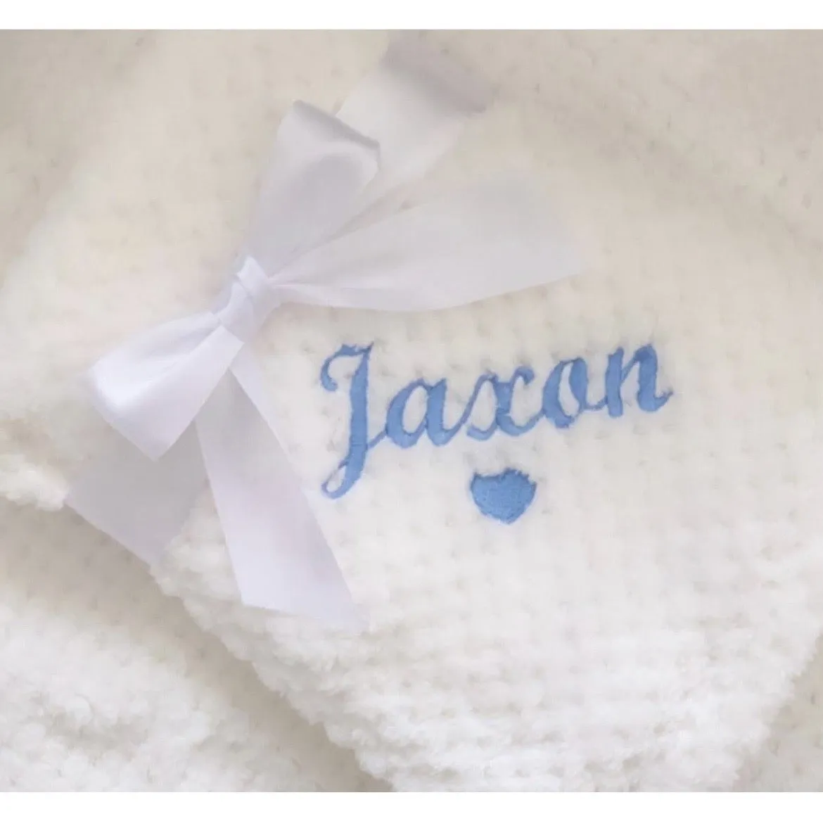 Super Soft Embroidered Personalised Baby Blanket