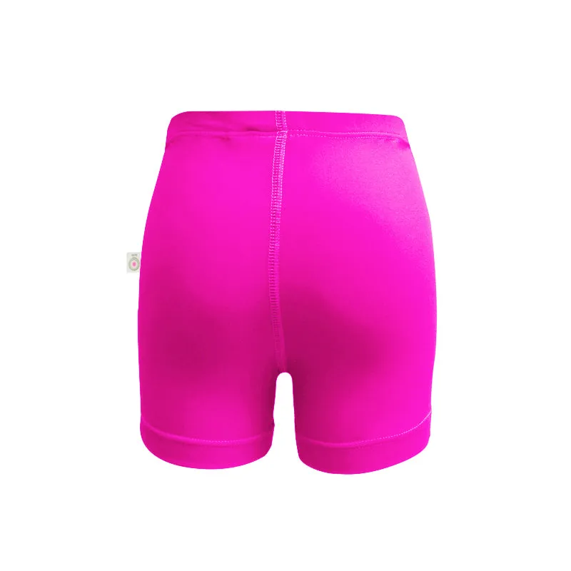 Unisex Boys And Girls Board Shorts Hot Pink