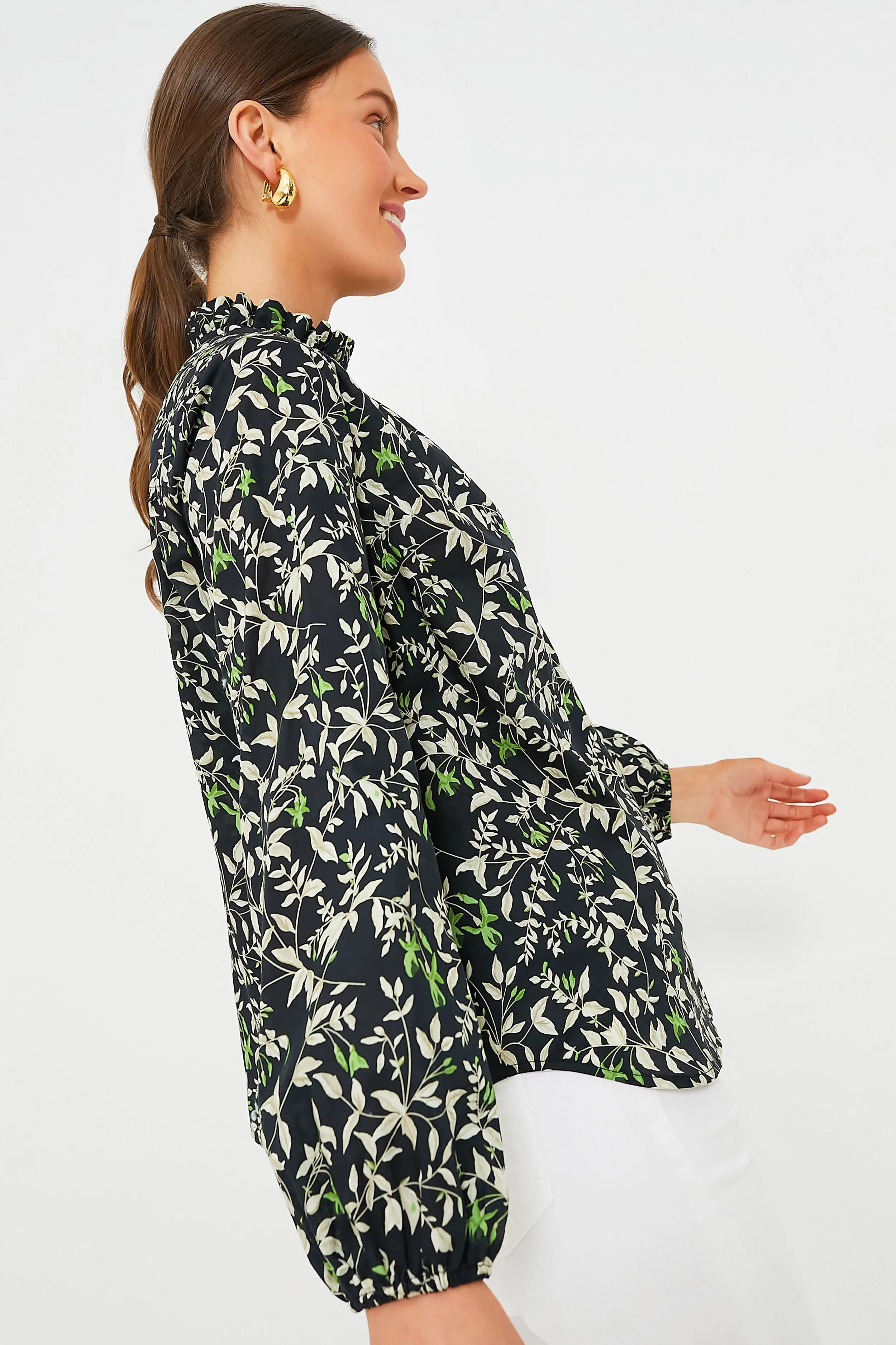 Verdant Iris Avalon Blouse