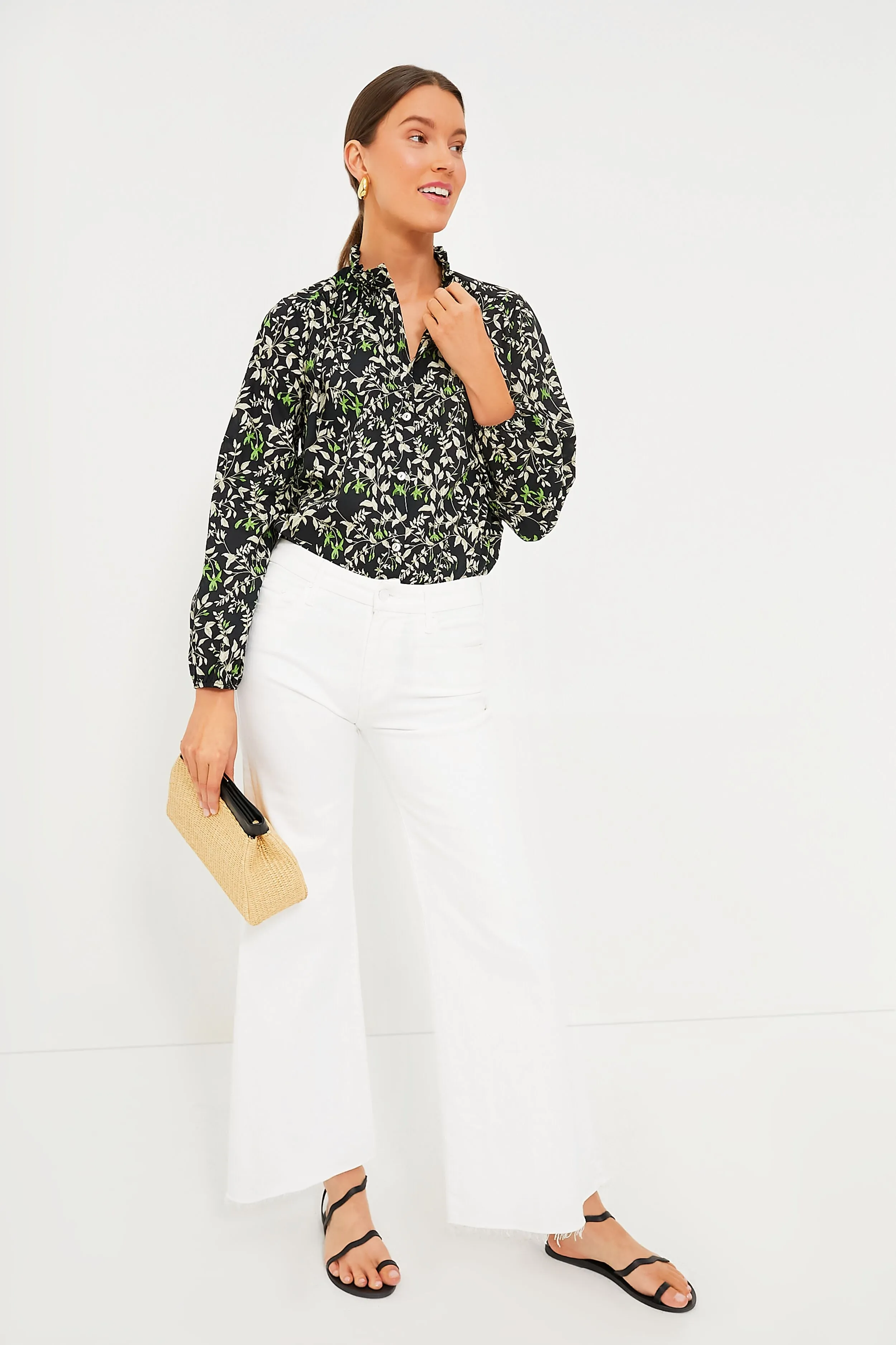 Verdant Iris Avalon Blouse