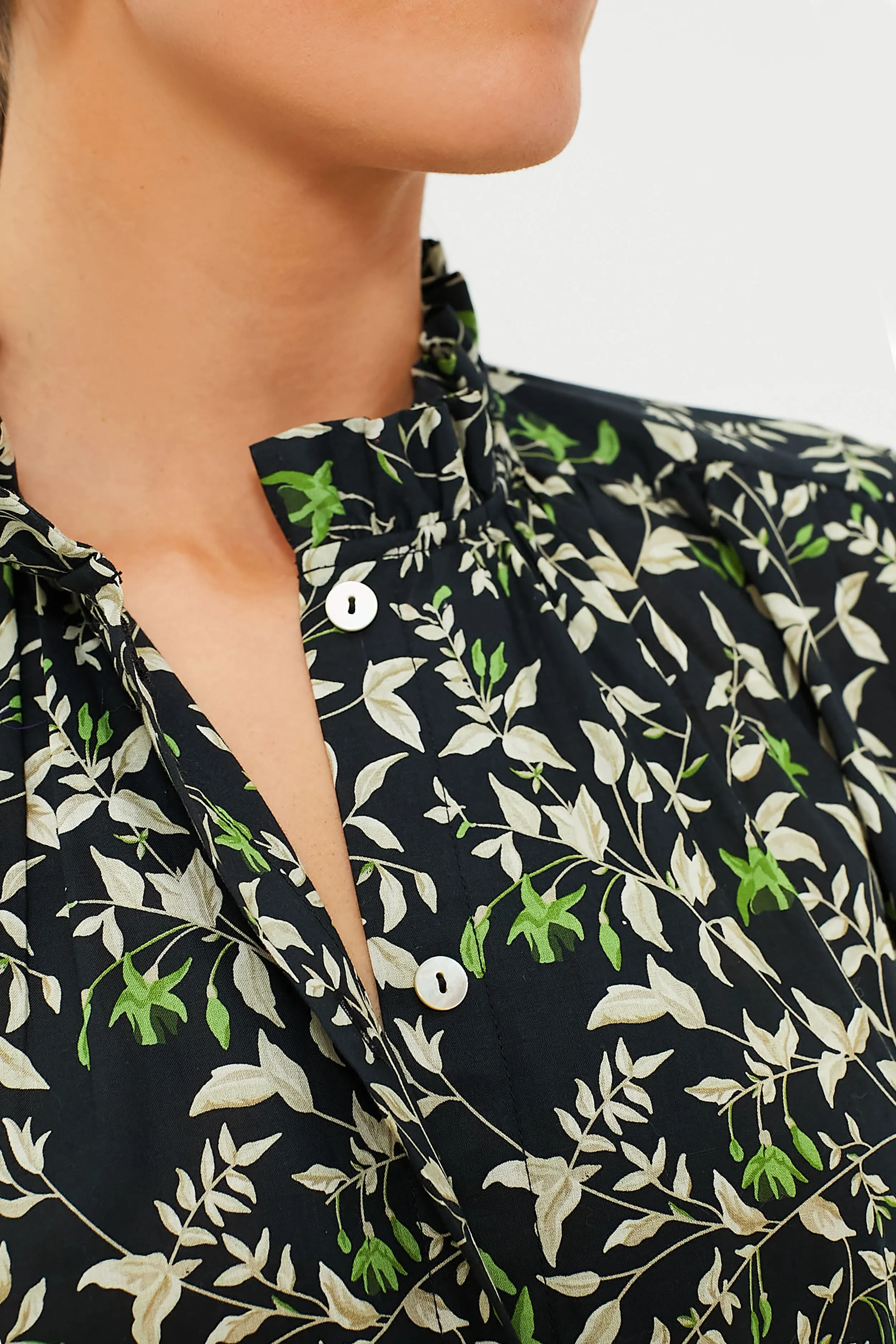 Verdant Iris Avalon Blouse