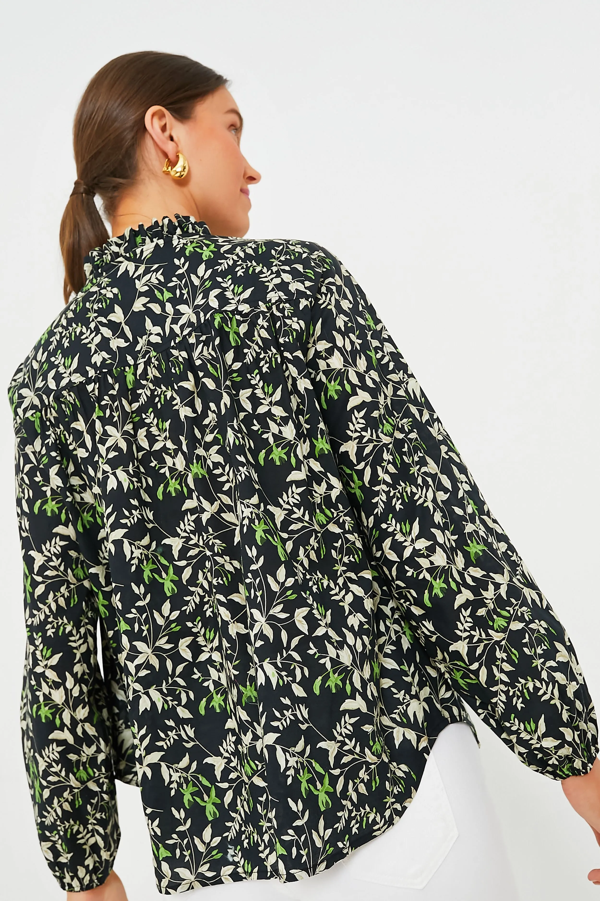 Verdant Iris Avalon Blouse