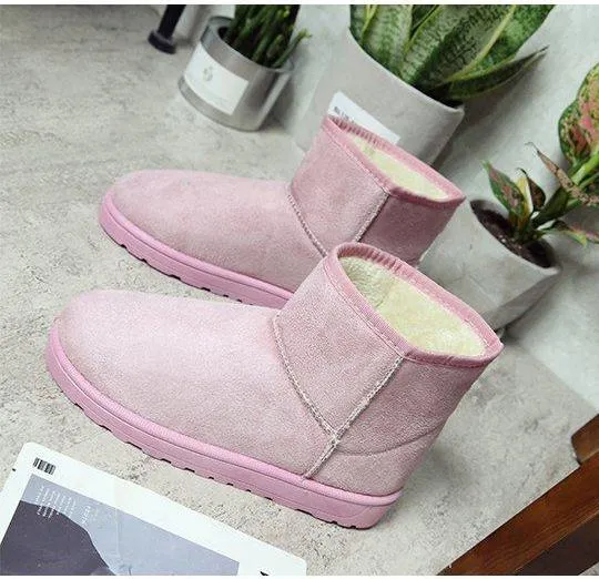 Women Australian Waterproof Winter Christmas Snow Boots Pink