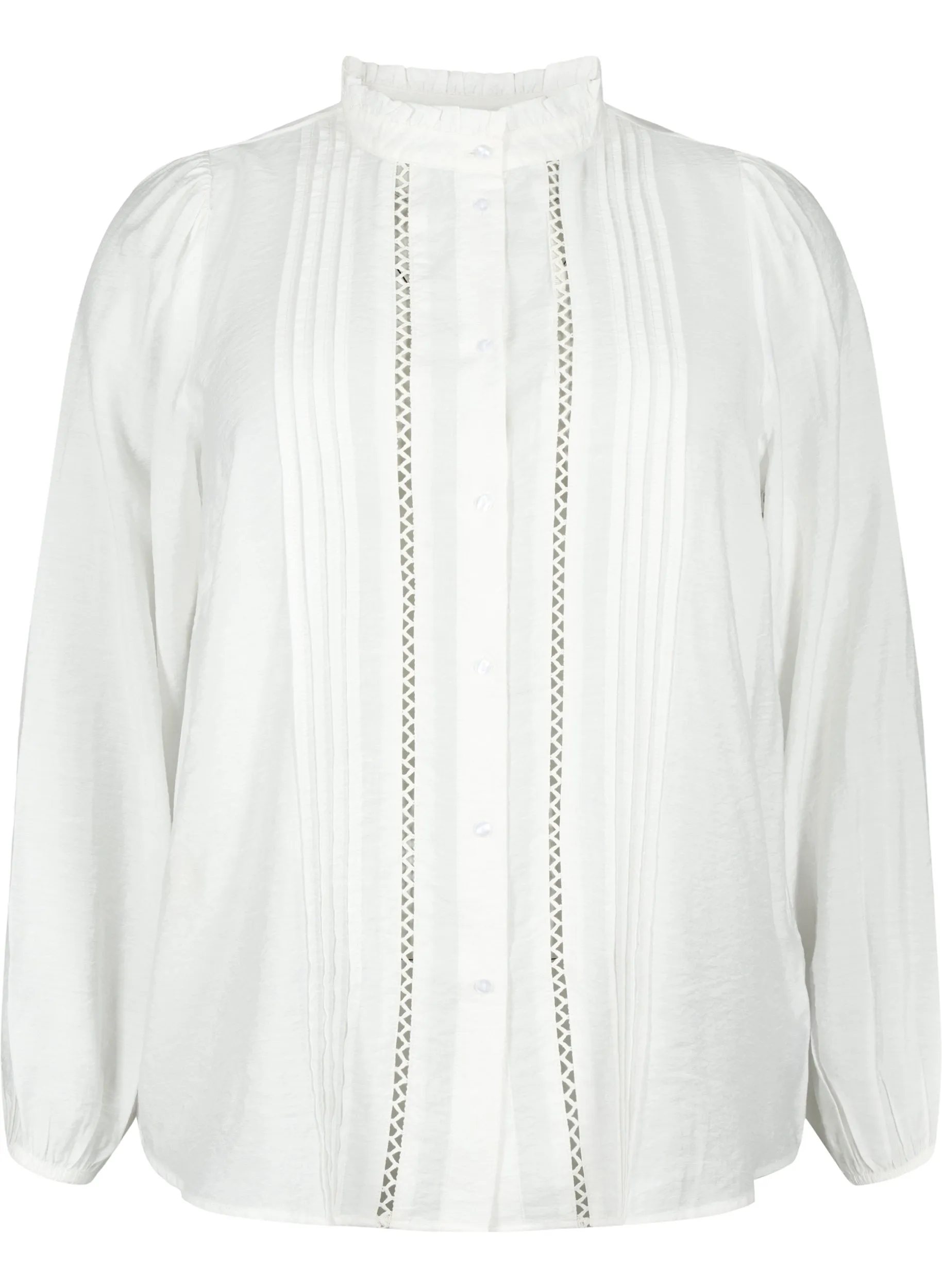 Zizzi Kam White Blouse