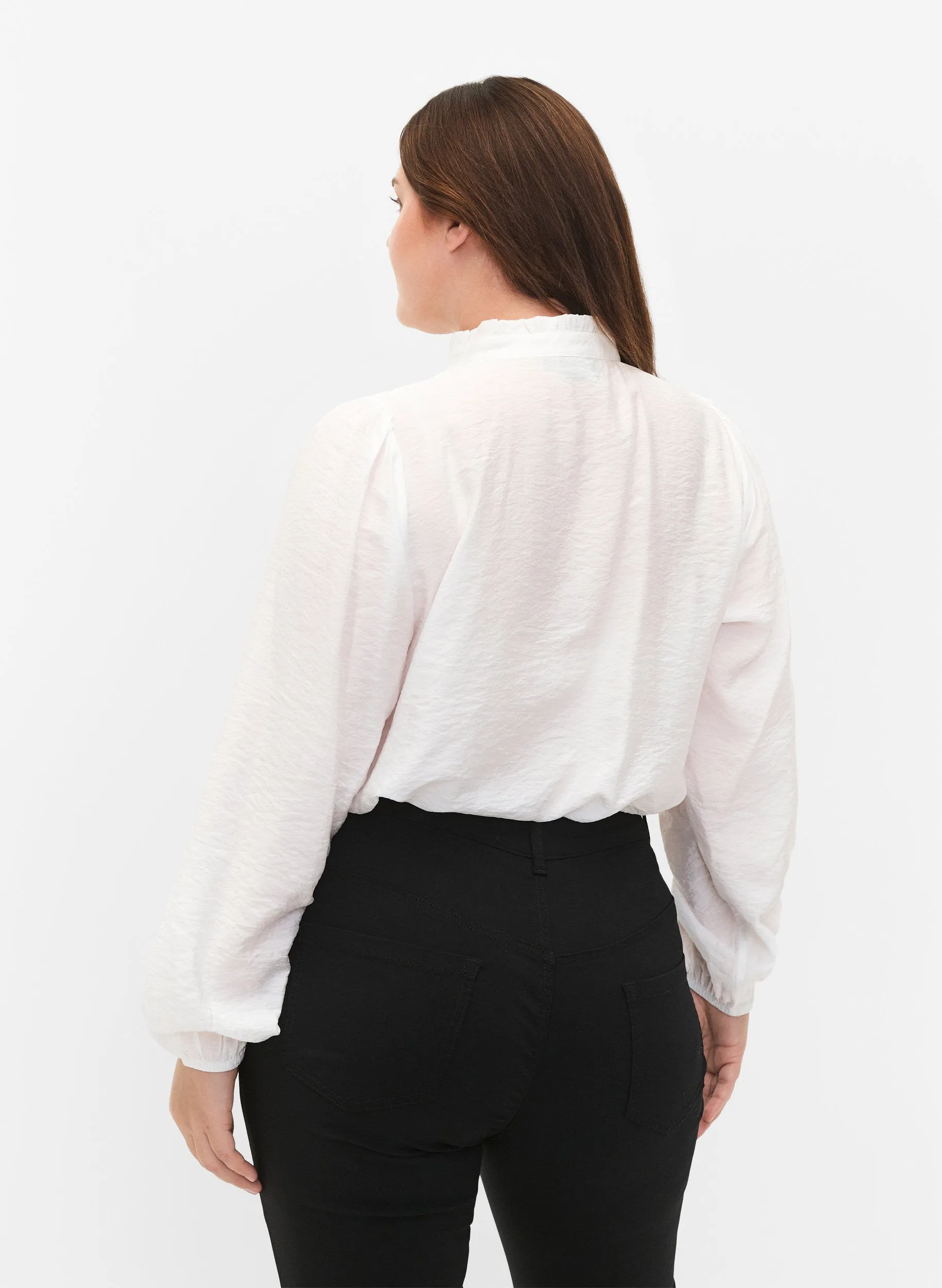 Zizzi Kam White Blouse